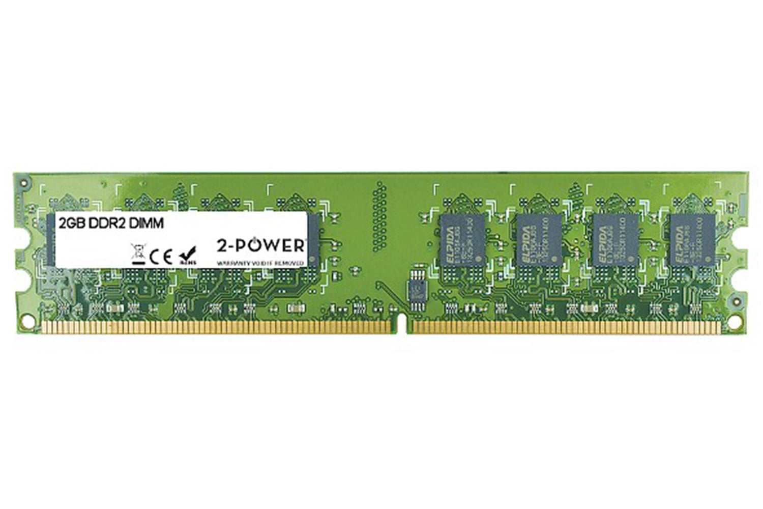 2-Power 2GB DDR2 800MHz DIMM
