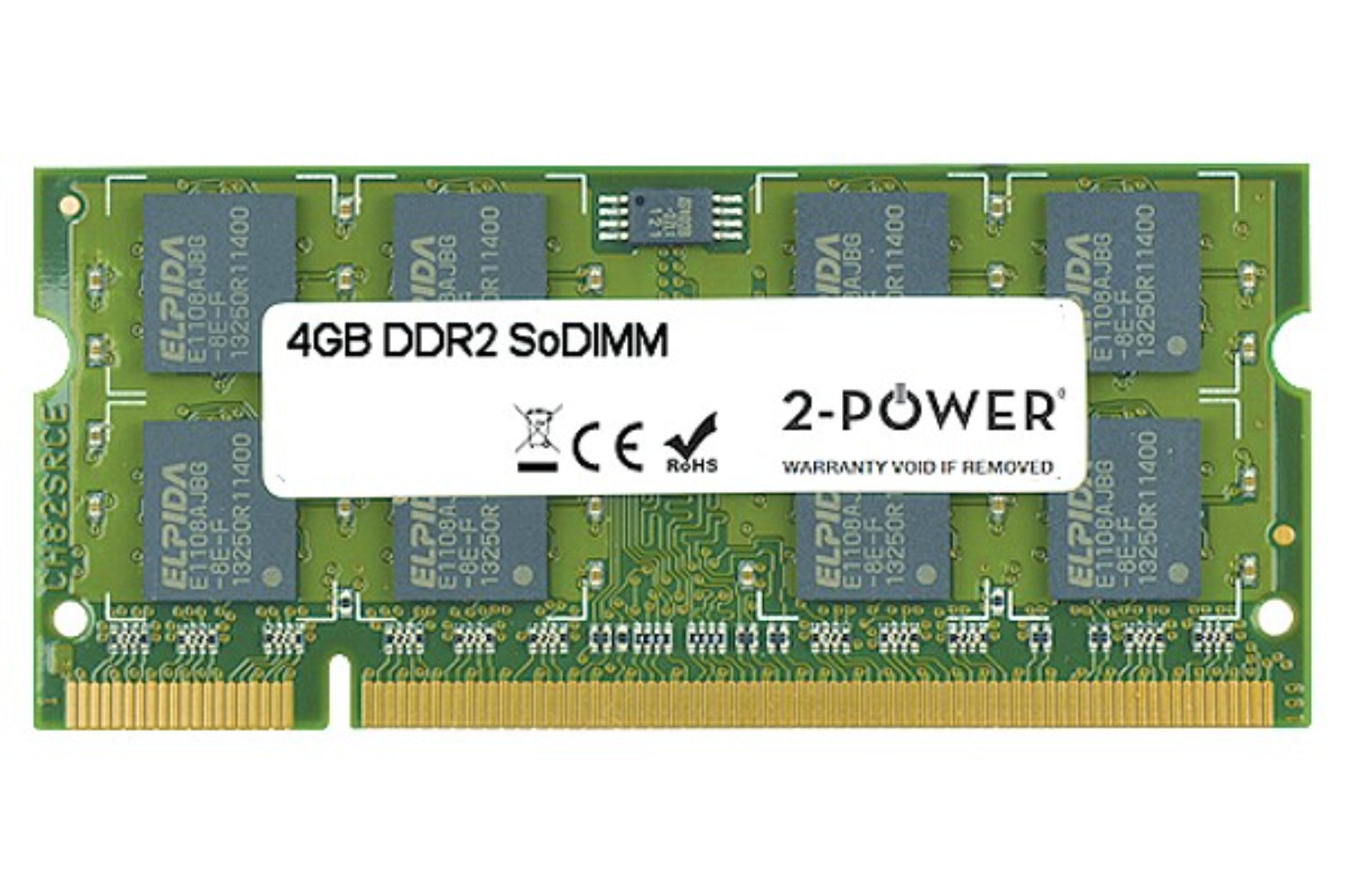 2-Power 4GB Memory Module
