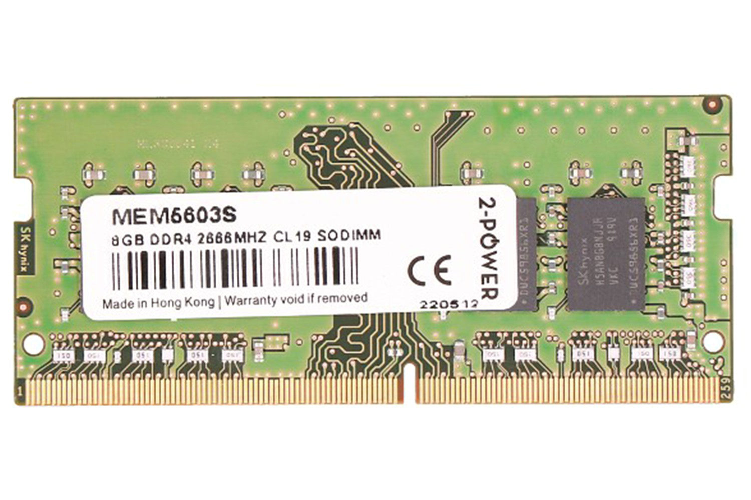 2-Power 8GB DDR4 2666MHz CL19 SODIMM