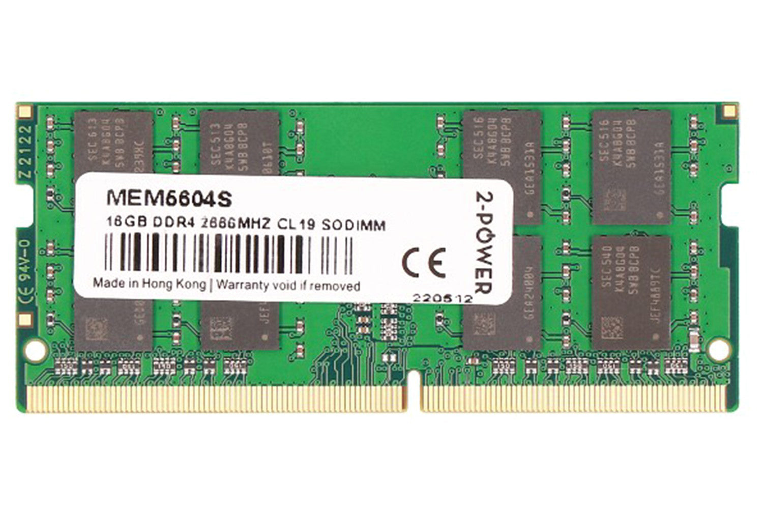 2-Power 16GB DDR4 2666MHz CL19 SoDIMM