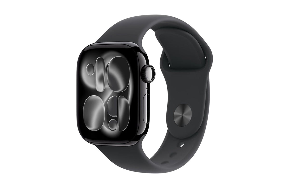Apple Watch Series 11 | GPS | 42mm | Jet Black Aluminium | Black Sport Band | S/M