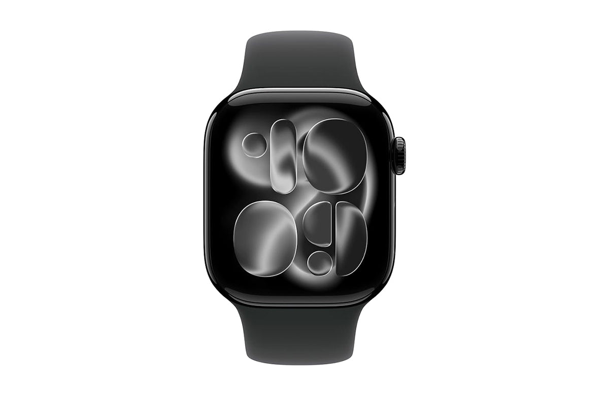 Apple Watch Series 11 | GPS | 42mm | Jet Black Aluminium | Black Sport Band | M/L-2