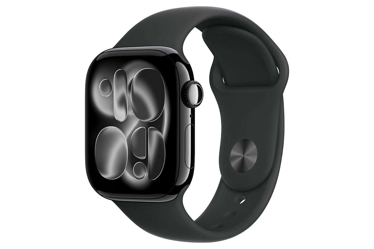Apple Watch Series 11 | GPS | 42mm | Jet Black Aluminium | Black Sport Band | M/L-4
