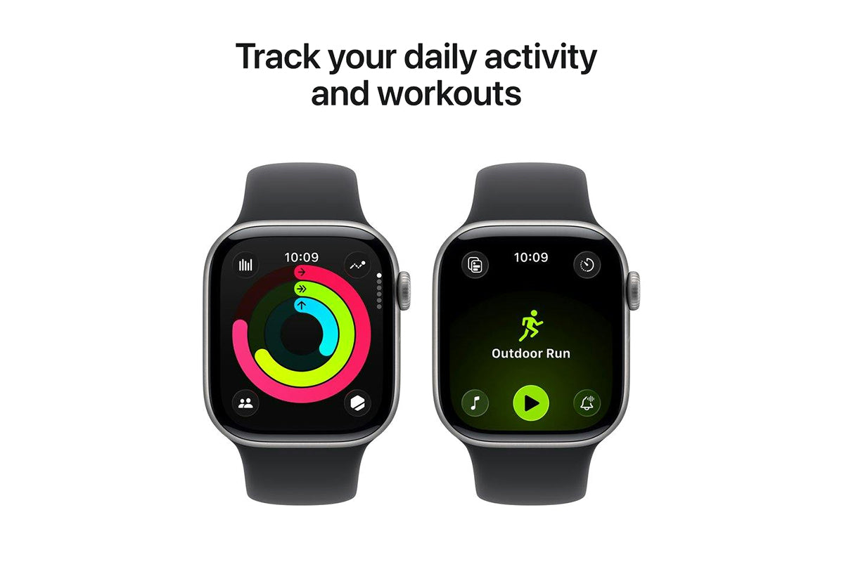 Apple Watch Series 11 | GPS | 42mm | Space Grey Aluminium | Black Sport Band | S/M-4