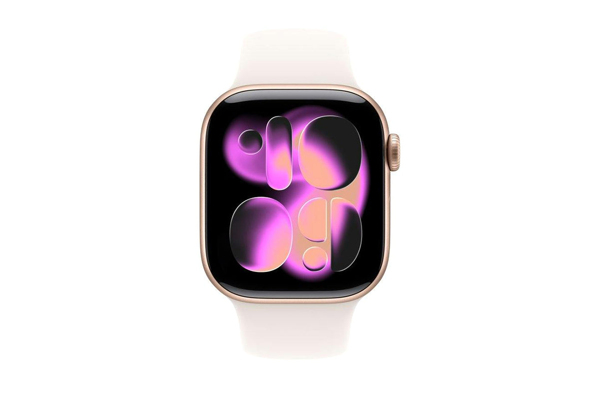 Apple Watch Series 11 | GPS | 42mm | Rose Gold Aluminium | Light Blush Sport Band | S/M-2