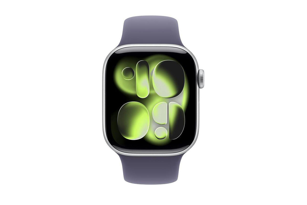 Apple Watch Series 11 | GPS | 42mm | Silver Aluminium | Purple Fog Sport Band | S/M-2
