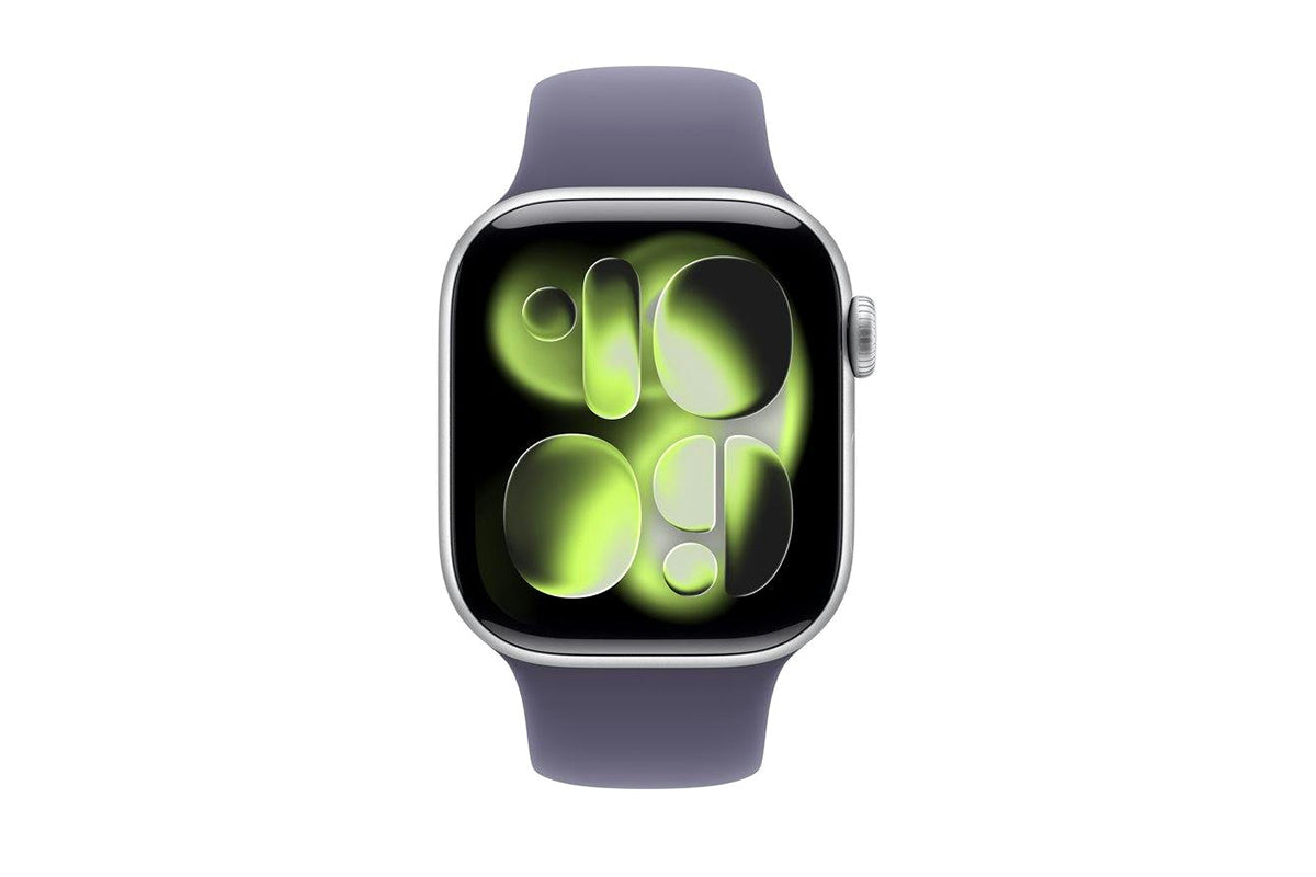 Apple Watch Series 11 | GPS | 42mm | Silver Aluminium | Purple Fog Sport Band | M/L-2