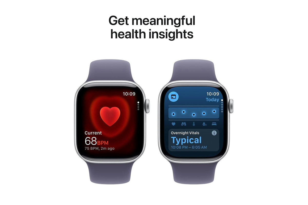Apple Watch Series 11 | GPS | 42mm | Silver Aluminium | Purple Fog Sport Band | M/L-5