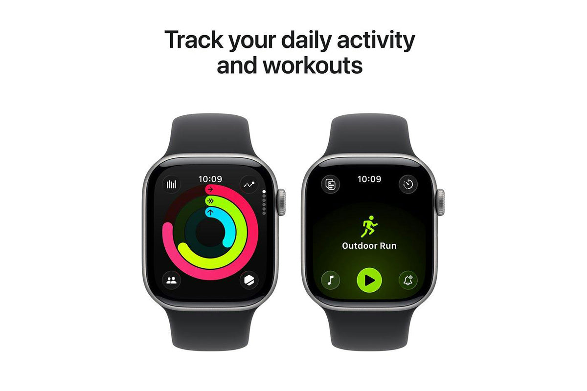 Apple Watch Series 11 | GPS | 46mm | Space Grey Aluminium | Black Sport Band | S/M-4
