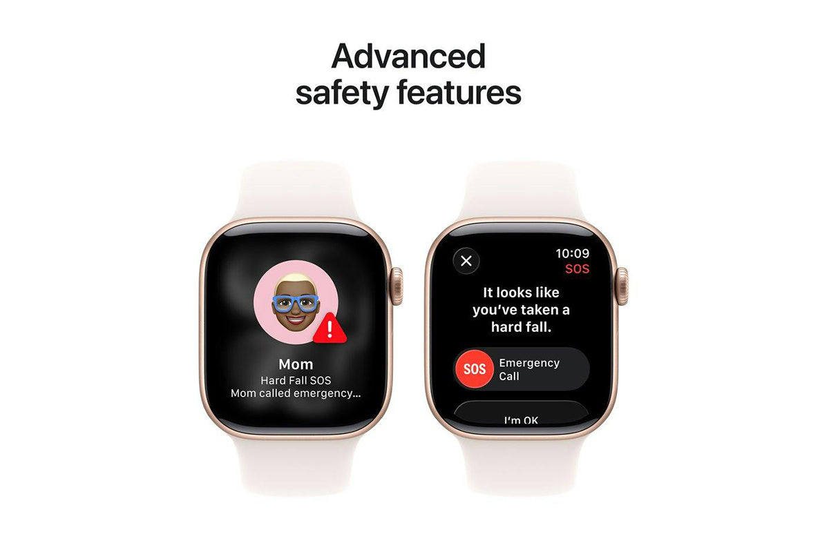 Apple Watch Series 11 | GPS | 46mm | Rose Gold Aluminium | Light Blush Sport Band | S/M-6