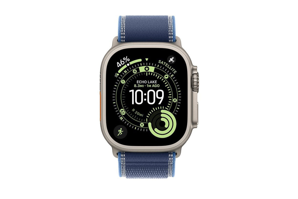 Apple Watch Ultra 3 | GPS + Cellular | 49mm | Natural Titanium | Blue/Bright Blue Trail Loop | M/L-2