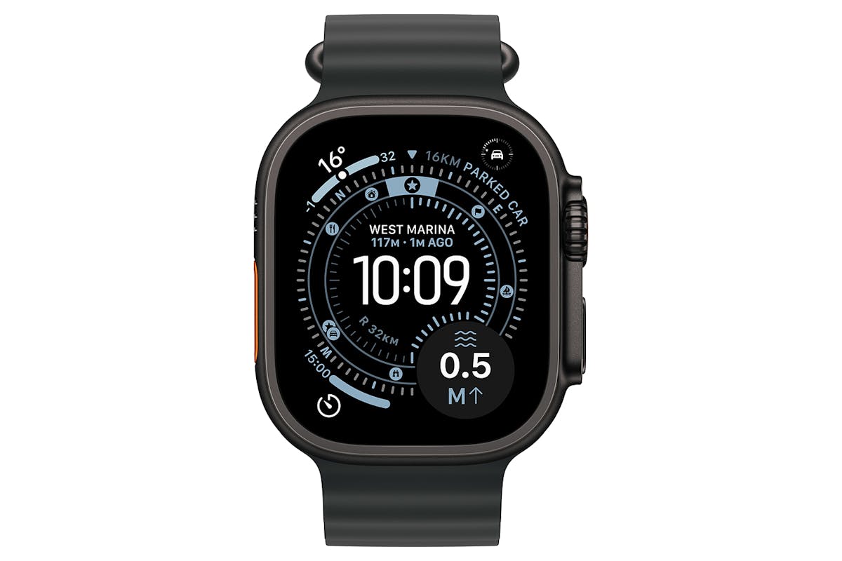 Apple Watch Ultra 3 | GPS + Cellular | 49mm | Black Titanium | Black Ocean Band-2