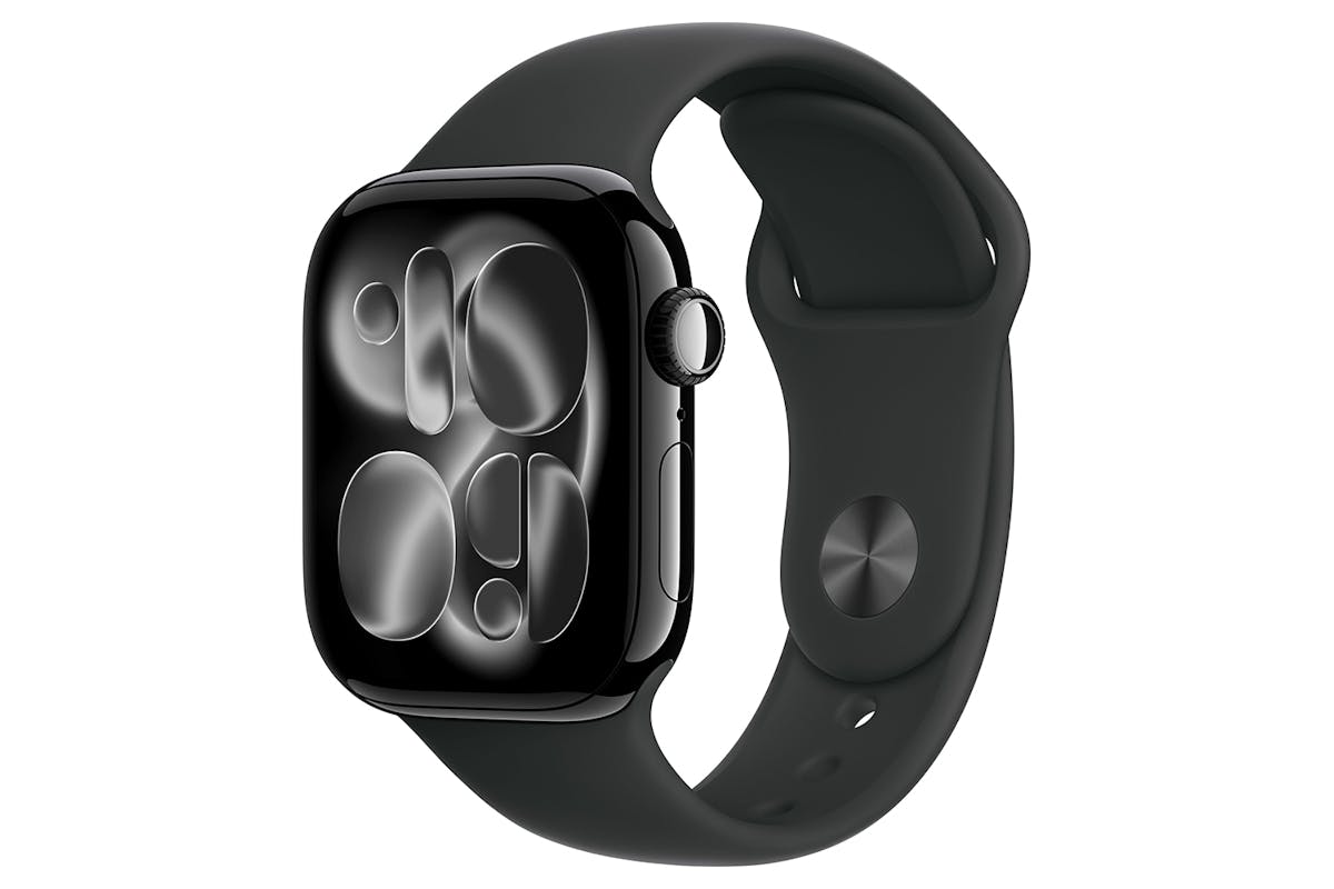 Apple Watch Series 11 | GPS + Cellular | 42mm | Jet Black Aluminium | Black Sport Band | M/L-4