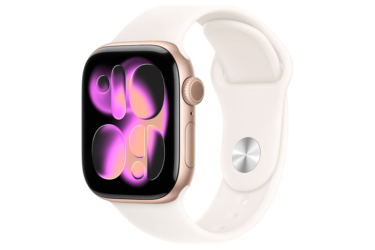 Apple Watch Series 11 | GPS + Cellular | 42mm | Rose Gold Aluminium | Light Blush Sport Band | M/L-4