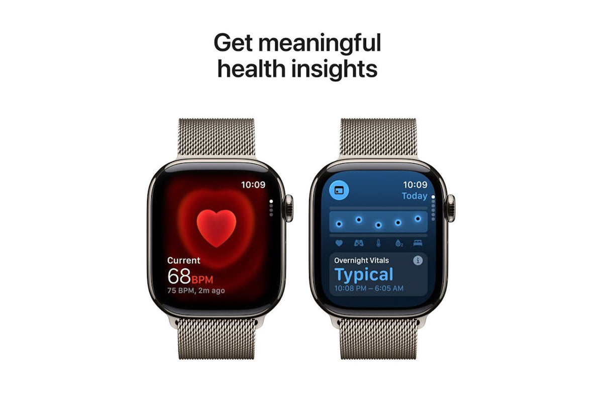 Apple Watch Series 11 | GPS + Cellular | 42mm | Natural Titanium | Natural Milanese Loop-5