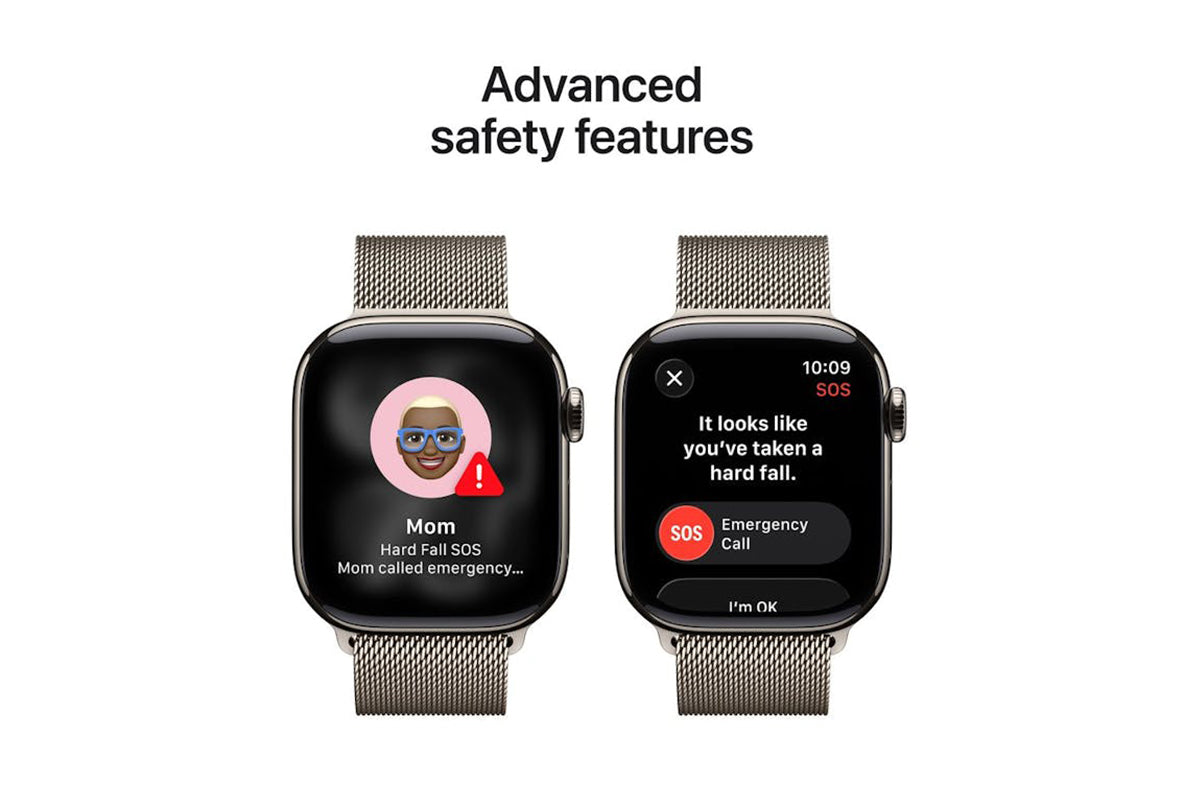 Apple Watch Series 11 | GPS + Cellular | 42mm | Natural Titanium | Natural Milanese Loop-6