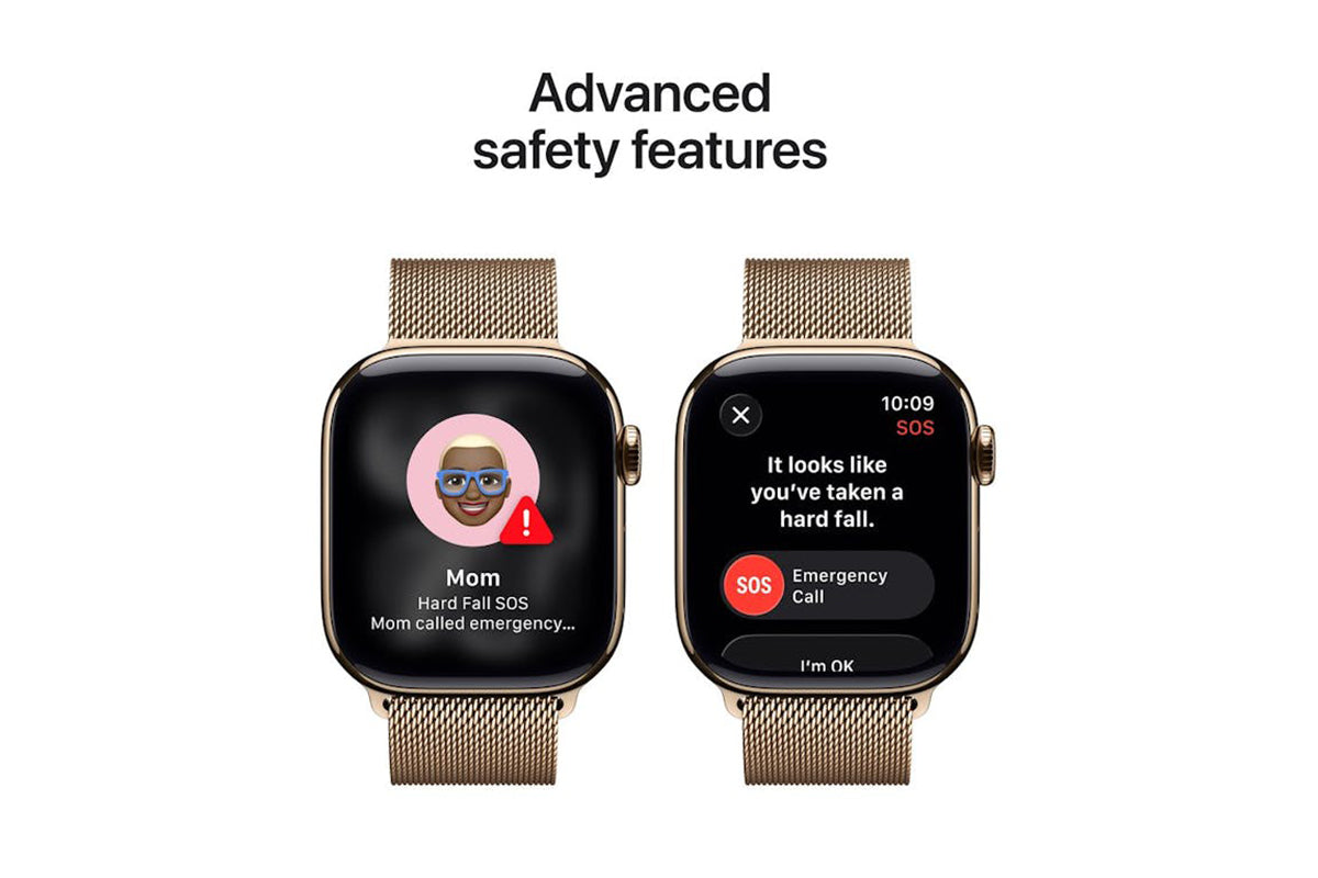 Apple Watch Series 11 | GPS + Cellular | 42mm | Gold Titanium | Gold Milanese Loop-6