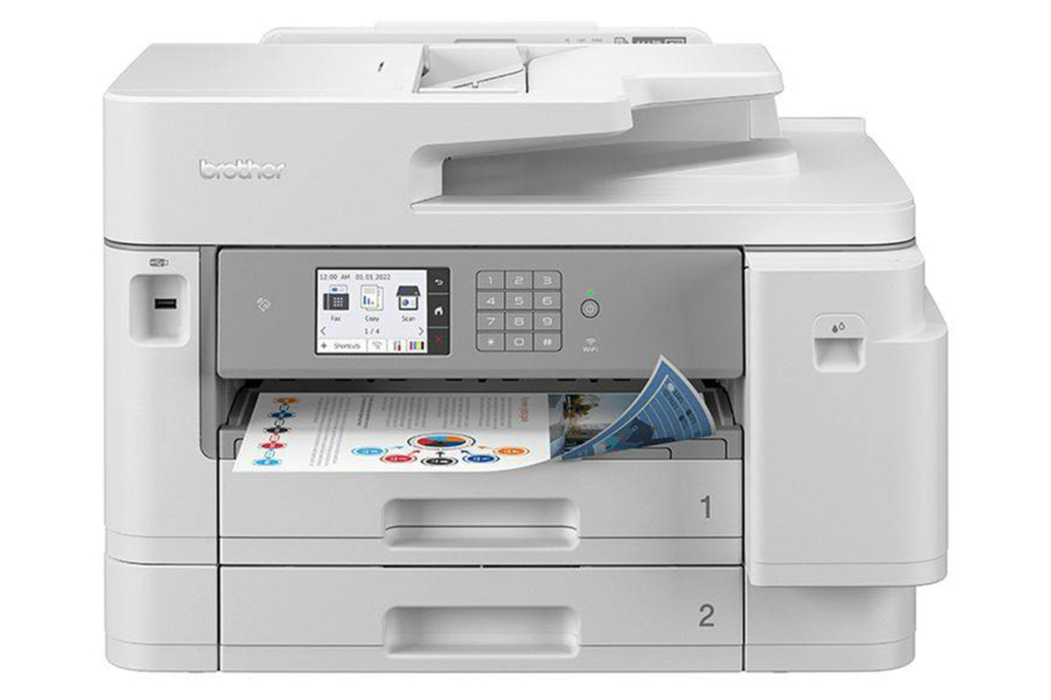 Brother MFC-J5955DW professional A4 colour inkjet wireless all-in-one printer with A3 print capability