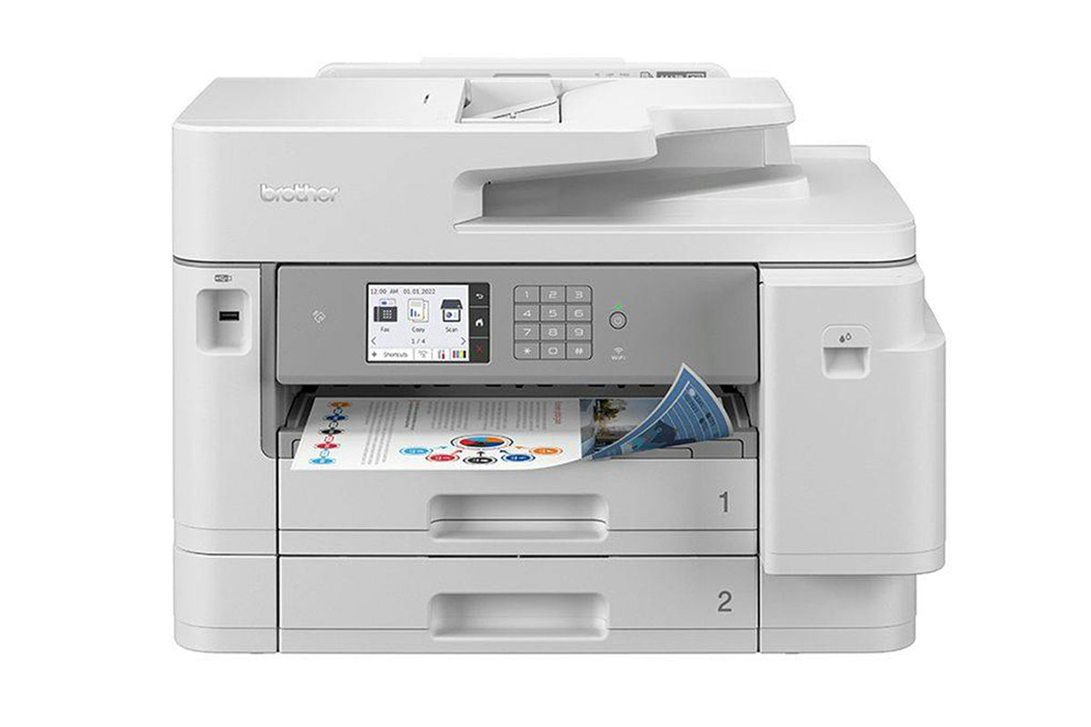 Brother MFC-J5955DW professional A4 colour inkjet wireless all-in-one printer with A3 print capability