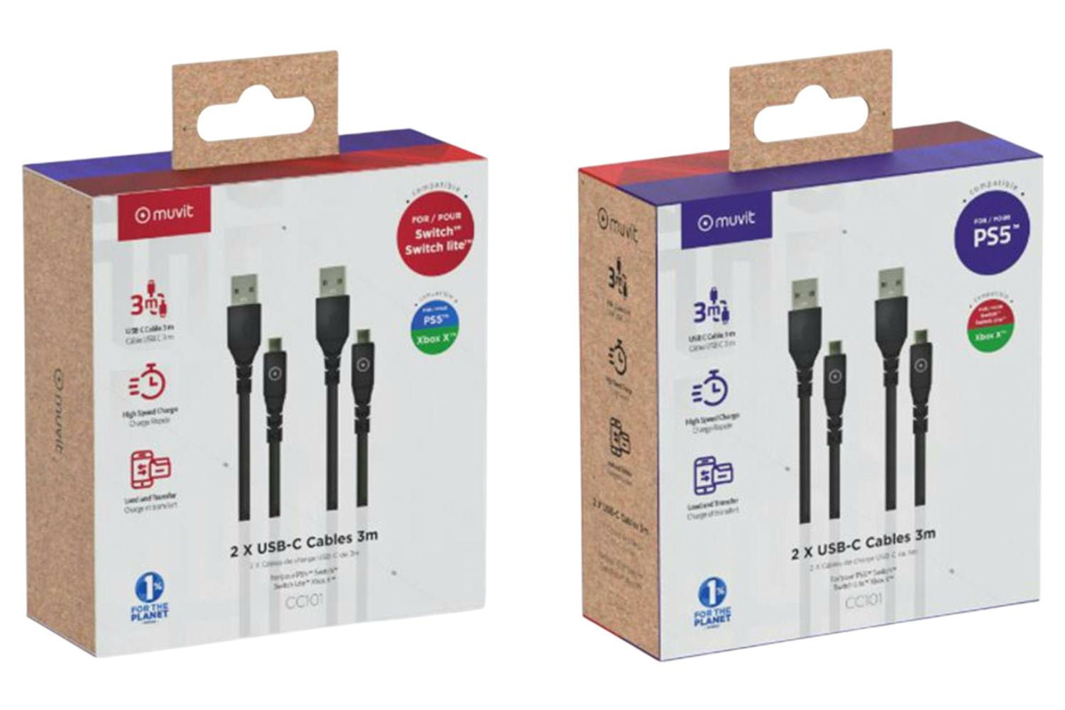 Muvit Charging Cable | Black-2