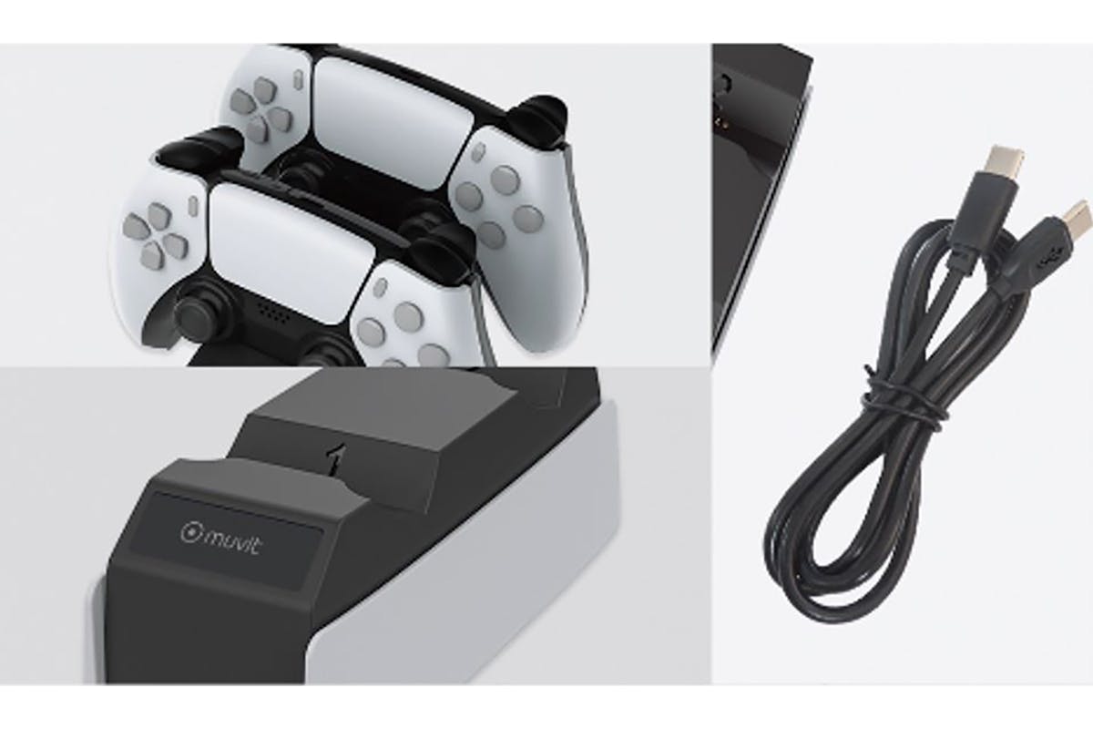 Muvit PS5 Controller Charger | White-2