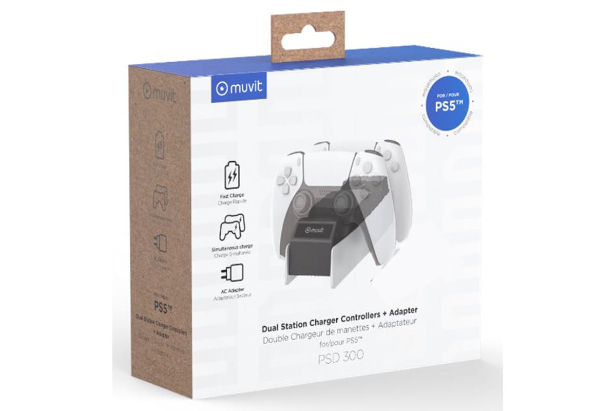 Muvit PS5 Controller Charger | White-3