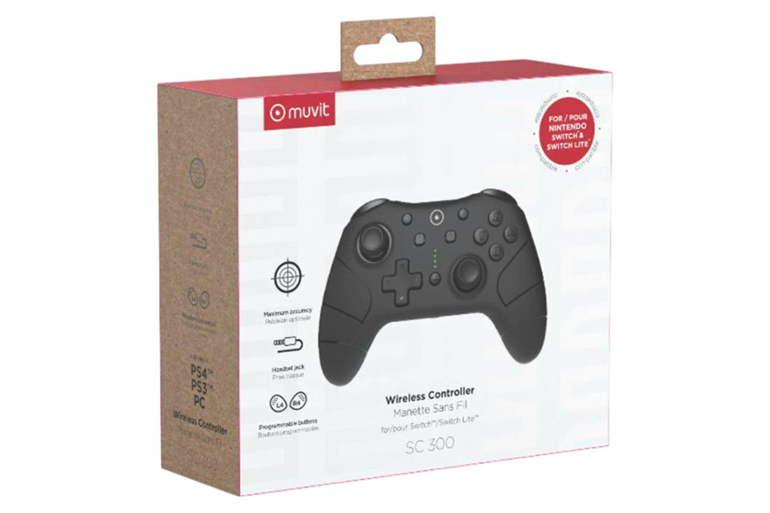 Muvit Switch Wireless Controller | Black-2