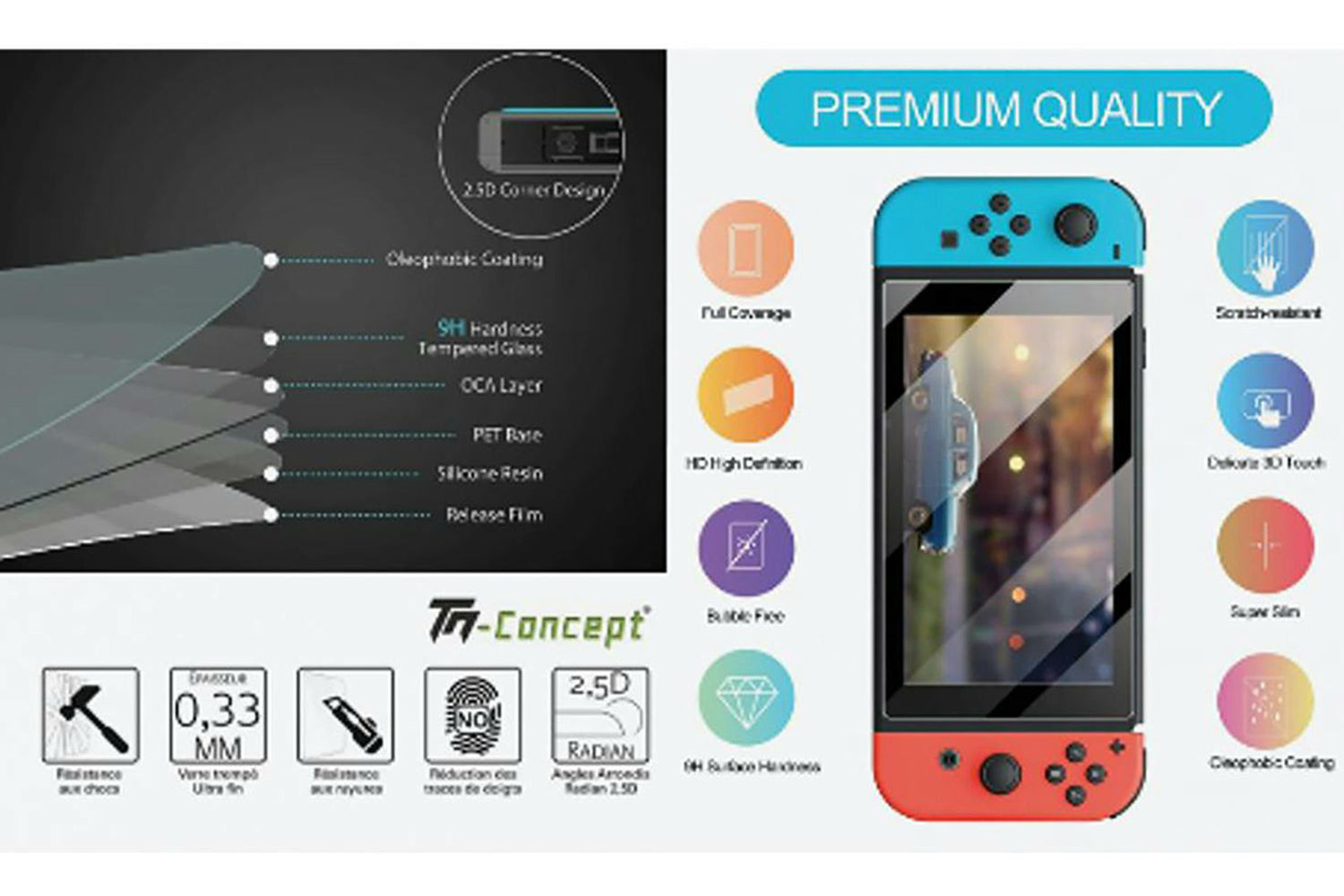 Muvit Switch Blue Filter Tempered Glass-3