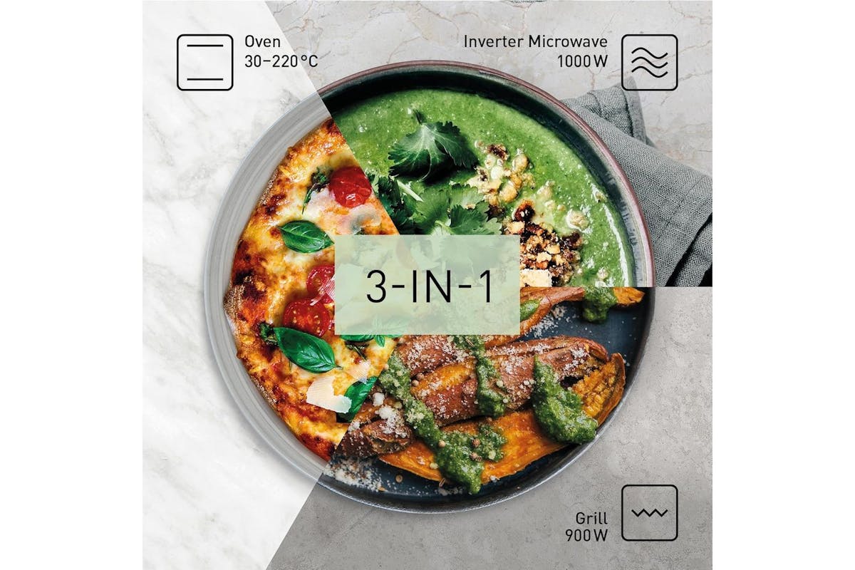 Panasonic | 3-in-1 Combination Microwave And Grill | Black | MICR16B-2