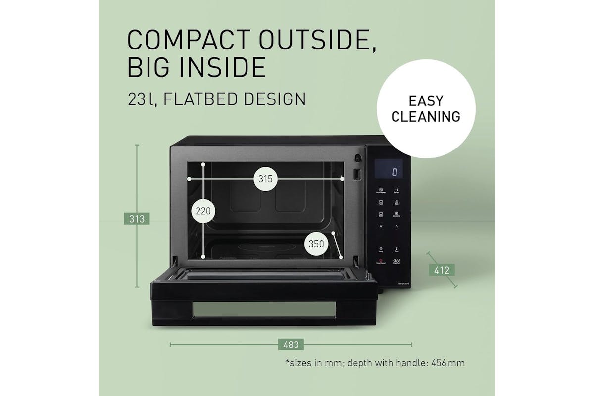 Panasonic | 3-in-1 Combination Microwave And Grill | Black | MICR16B-5