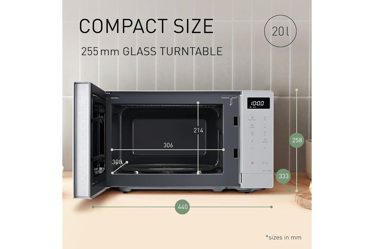 Panasonic | 20l Solo Microwave | Silver | MICR20S-3