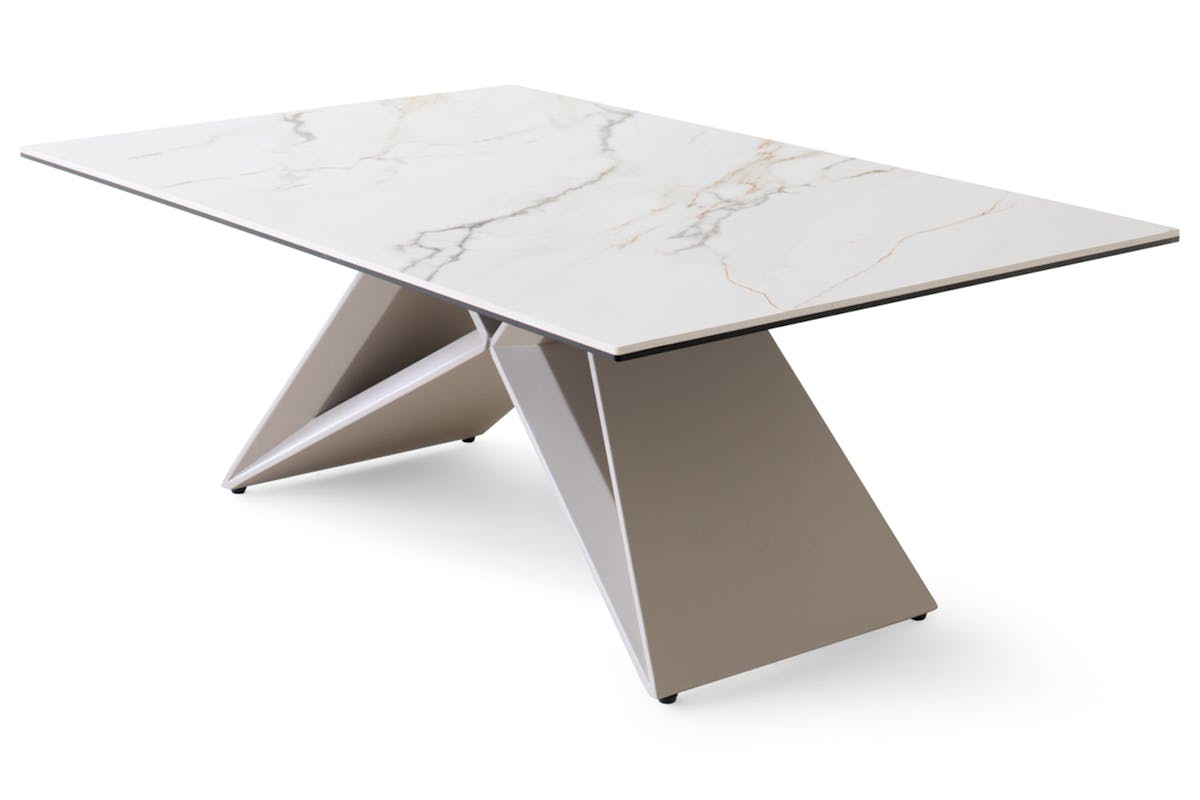 Milano Coffee Table | White/Beige-3