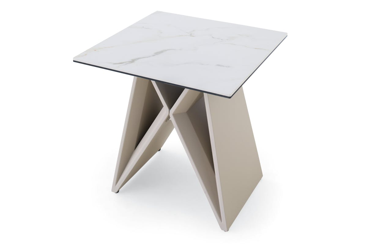Milano Lamp Table | White-3