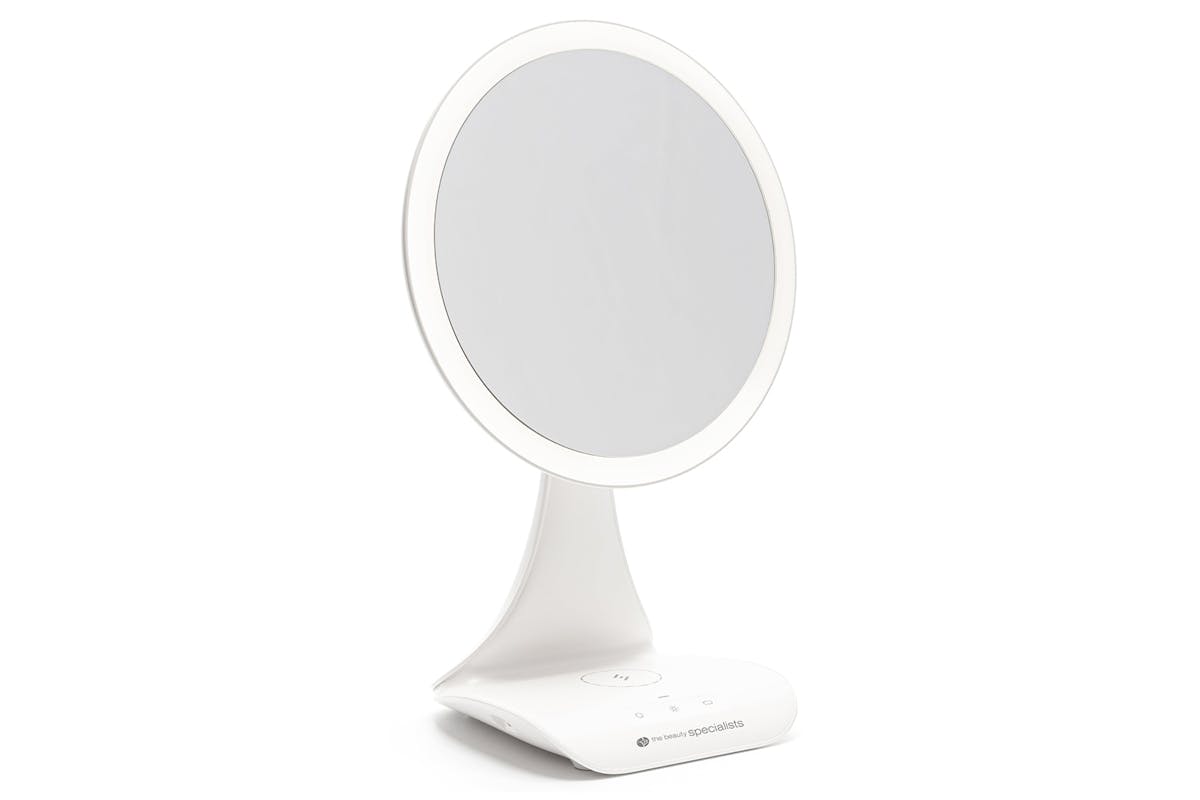Rio 5x Magnification LED Makeup Mirror with Wireless Charging Station