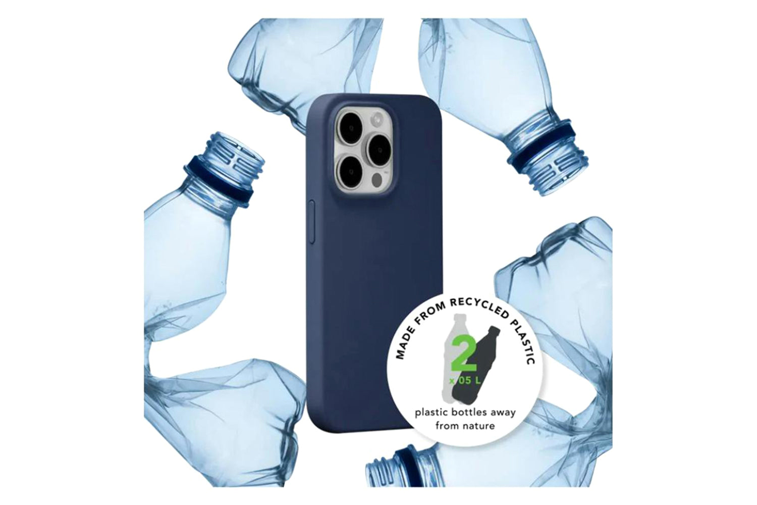 Dbramante1928 Monaco for Magsafe iPhone 15 Pro Case | Pacific Blue-3