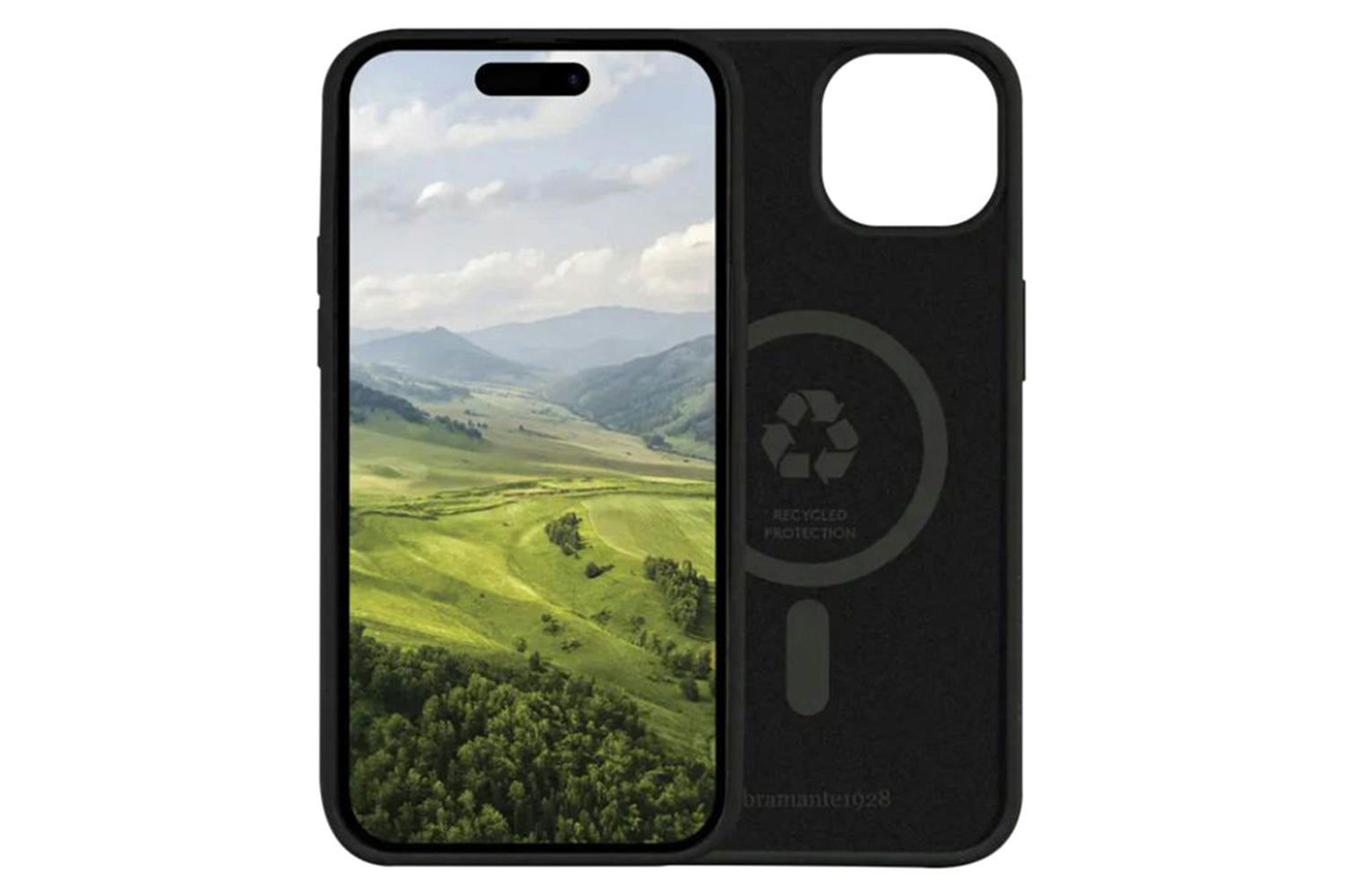 Dbramante1928 Monaco for Magsafe iPhone 15 Plus Case | Night Black