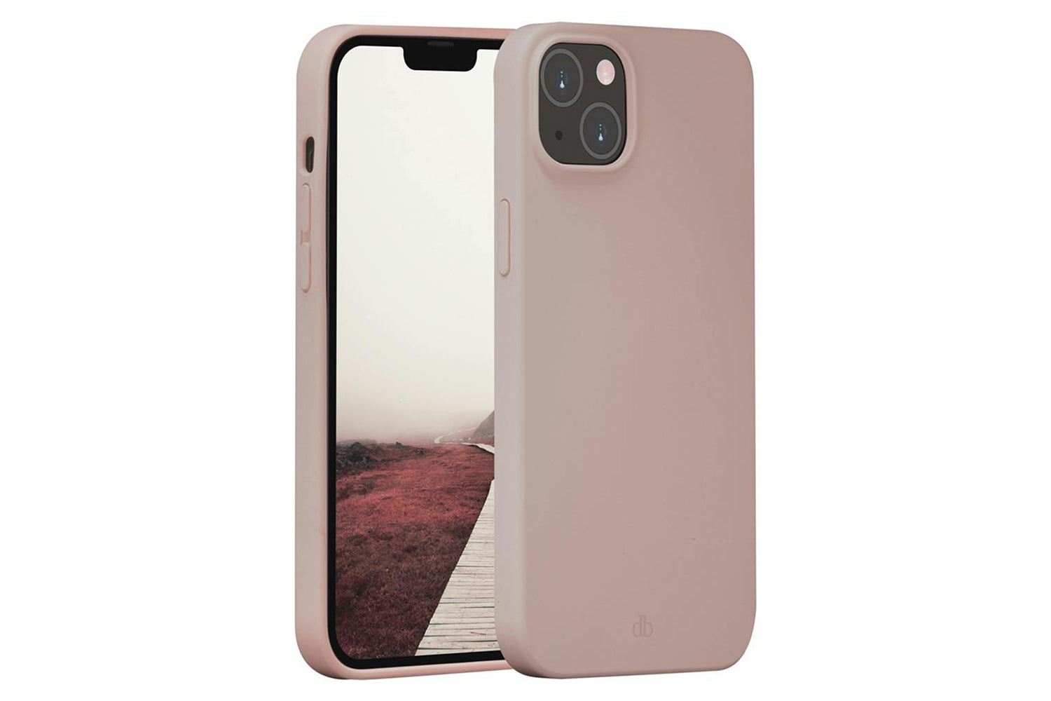 dbramante1928 Monaco iPhone 14 Max Case | Pink Sand-2