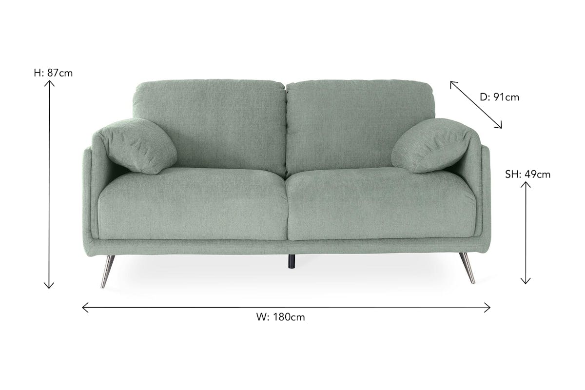 Moby 2 Seater Sofa | Sage-5