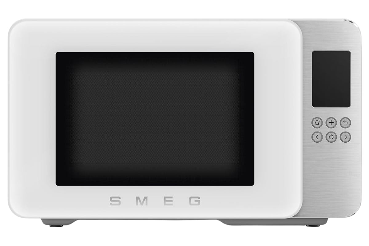 Smeg Collezione 29L 1900W Freestanding Microwave | MOC01WHMUK | White