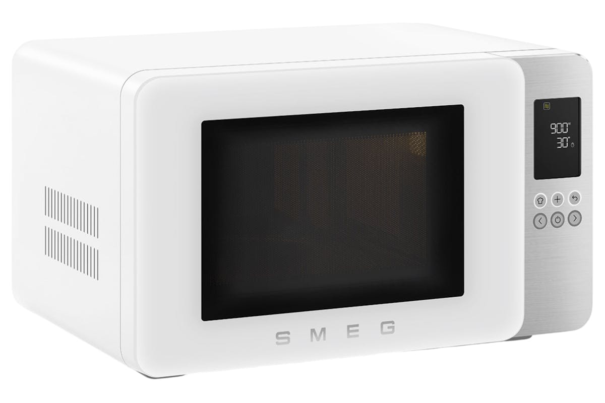 Smeg Collezione 29L 1900W Freestanding Microwave | MOC01WHMUK | White-3
