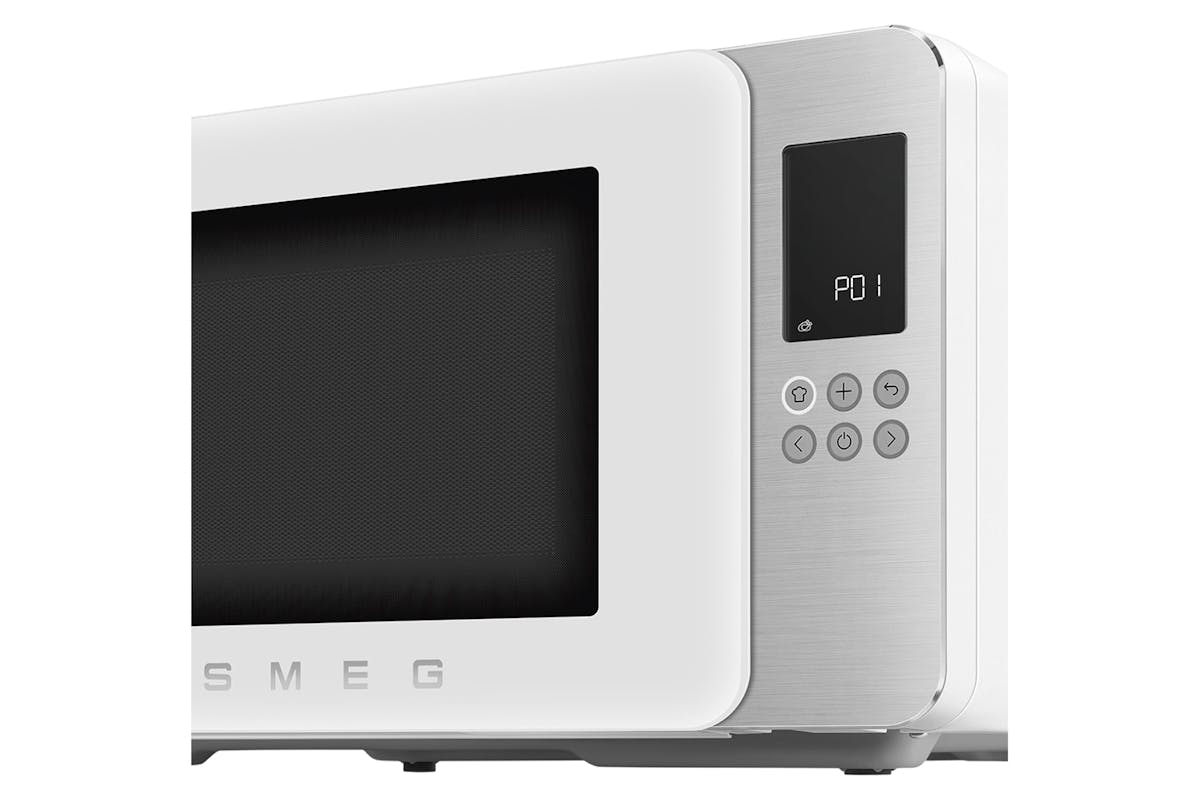 Smeg Collezione 29L 1900W Freestanding Microwave | MOC01WHMUK | White-5