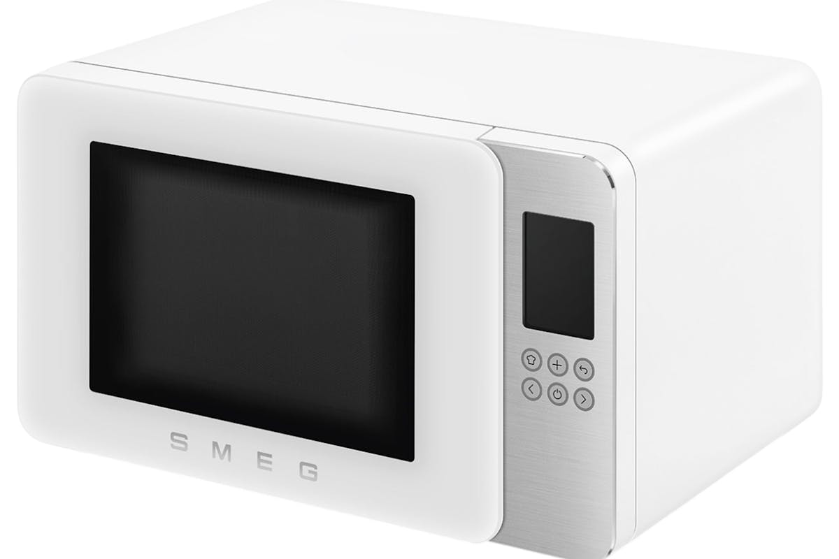Smeg Collezione 29L 1900W Freestanding Microwave | MOC01WHMUK | White-7