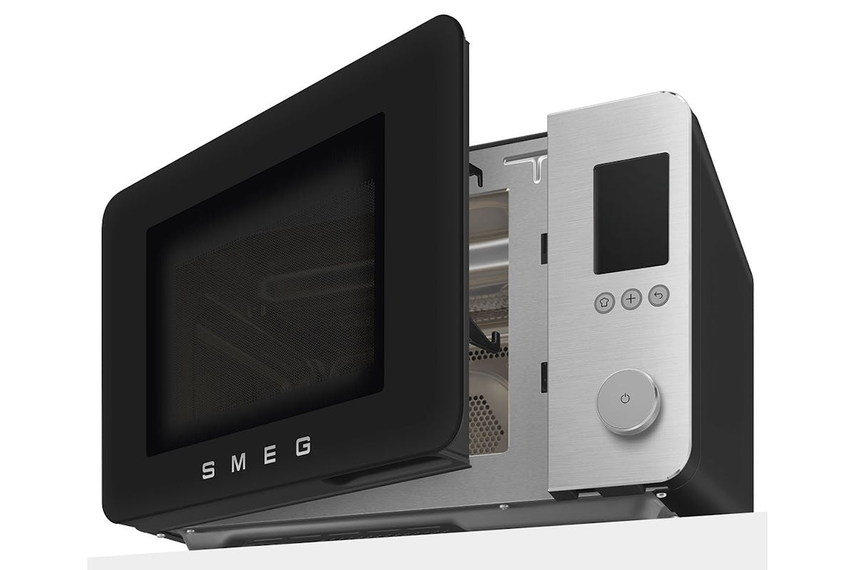 Smeg 27L 2100W  Combiation Microwave | MOC02BLMUK | Black-9