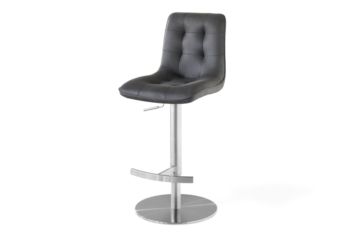 Modena Bar Stool | Swivel | Grey-2