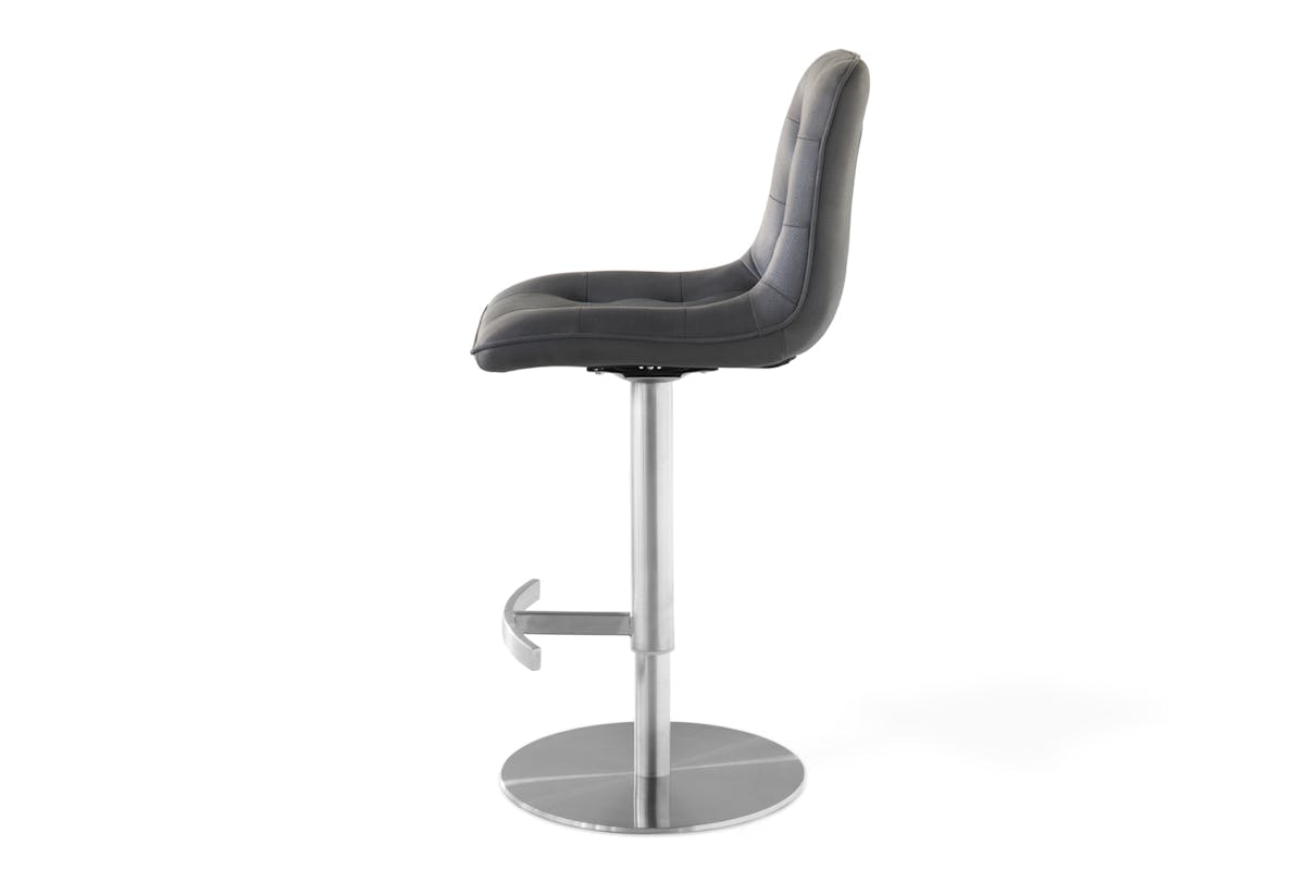 Modena Bar Stool | Swivel | Grey-3
