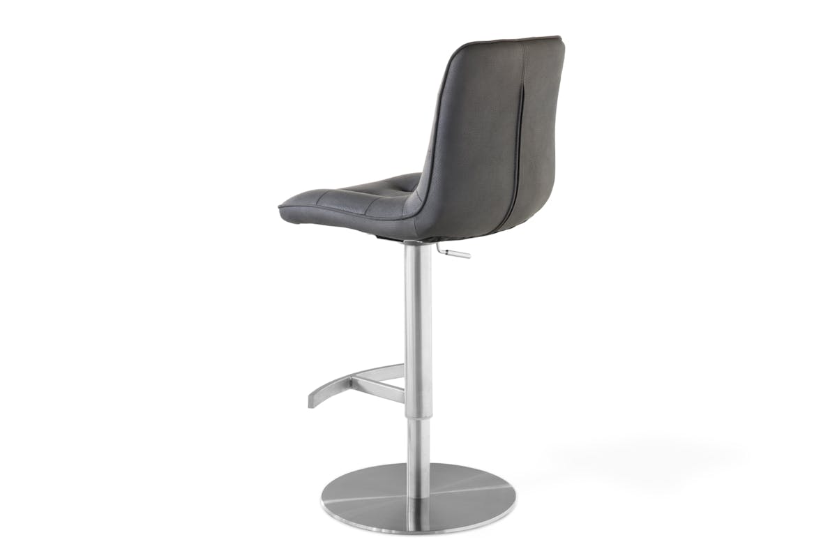 Modena Bar Stool | Swivel | Grey-4