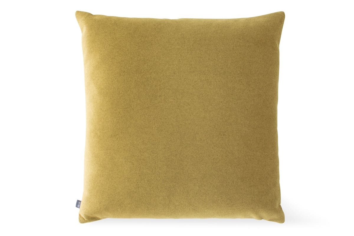 Moleskin Effect Cushion | Acid Green | 50 x 50 cm