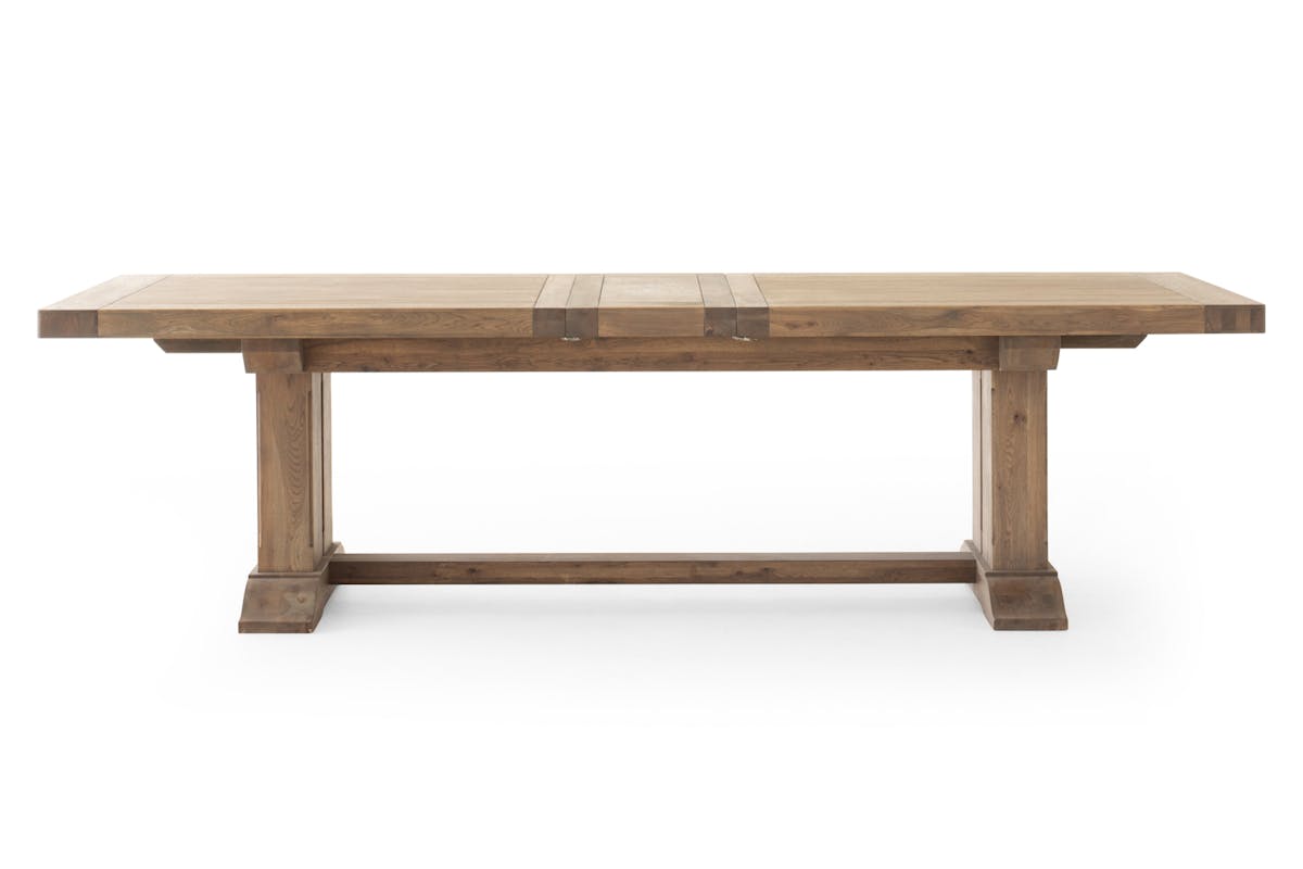 Monastery Rectangular Extending Dining Table | Small | Grey Oil
