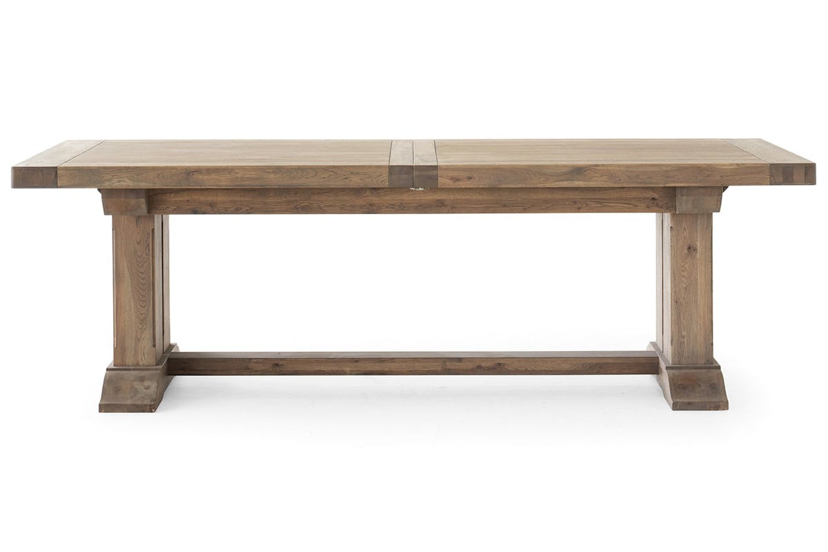 Monastery Rectangular Extending Dining Table | Large | Grey Oil-4