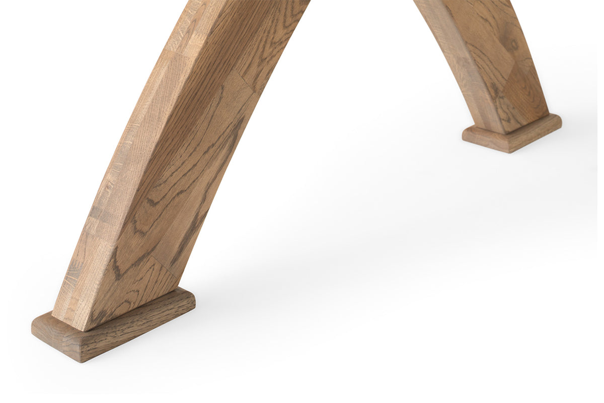 Monastery Oval Dinning Table | 200- 290 cm | Grey-10